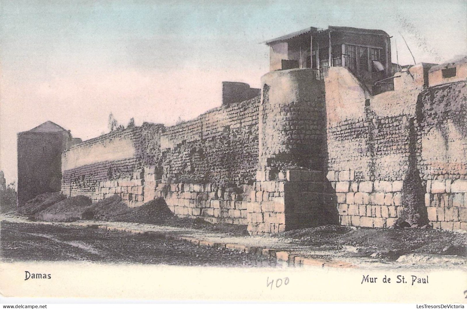 Syrie - Mur De St Paul - Colorisé  - Carte Postale Ancienne - Syrië