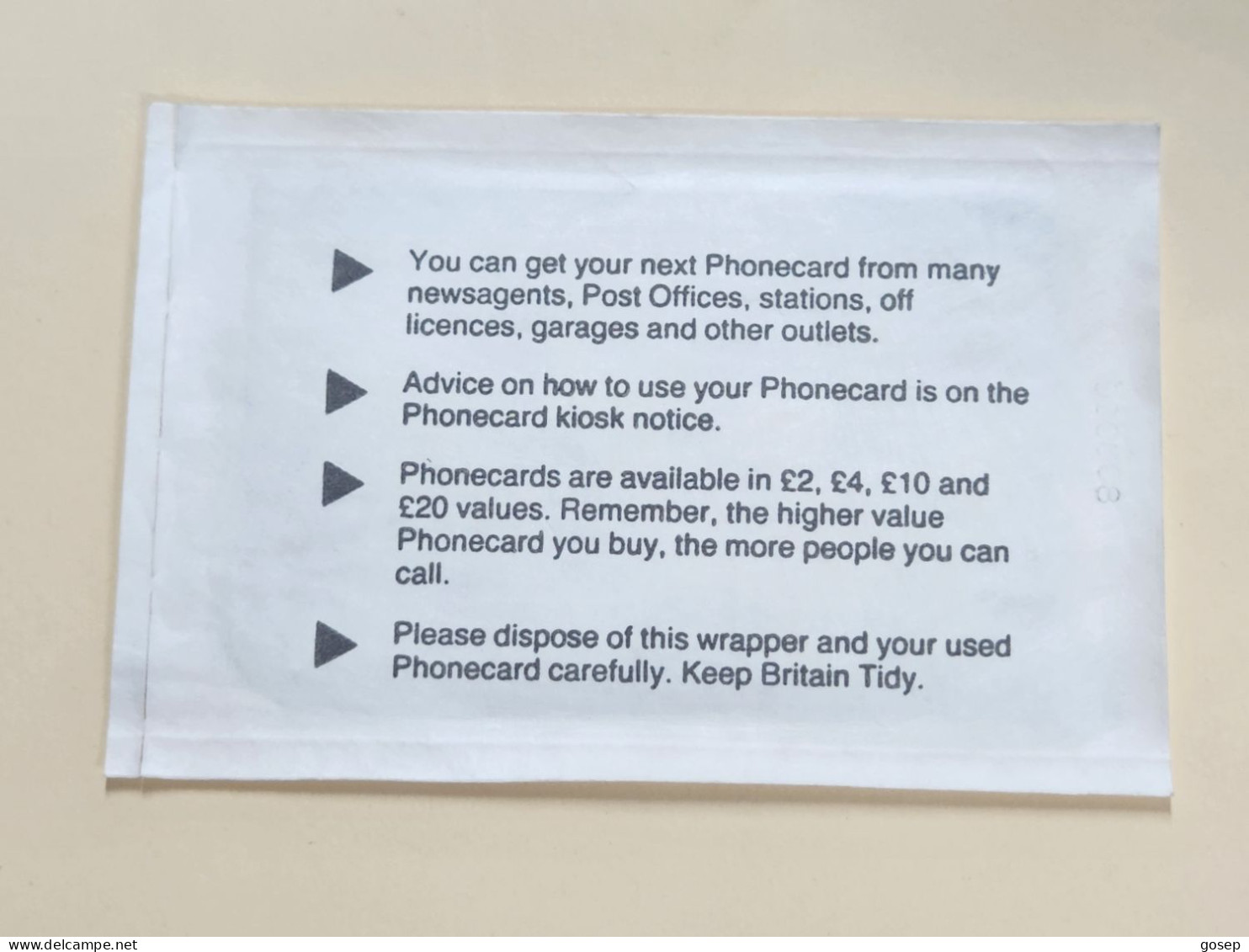 United Kingdom-(BTC011)-WINTER 1989-Heron-(290)(20units)(cod Inclosed Bag)price Cataloge 6.00£ Mint+1card Prepiad Free - BT Emissions Commémoratives