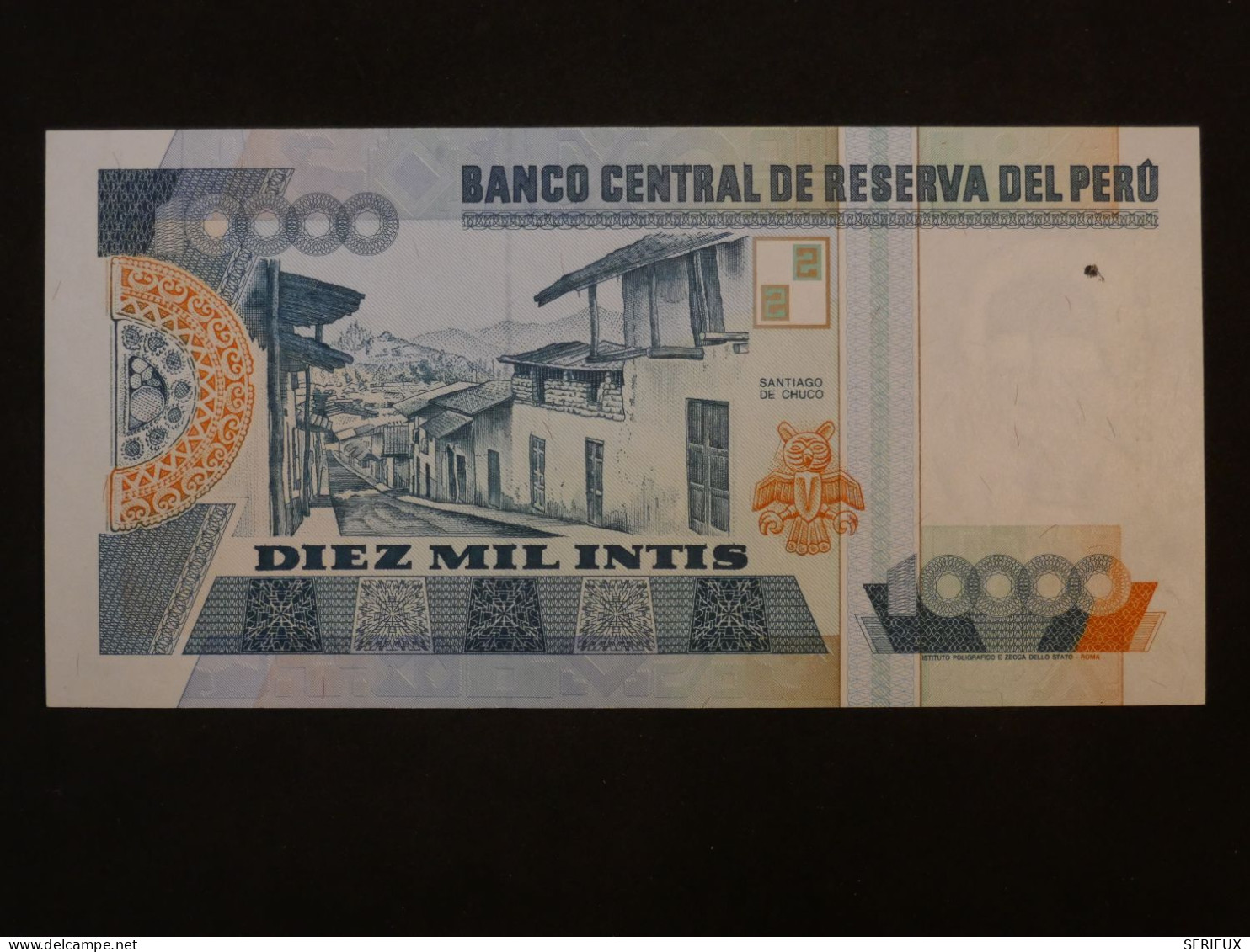 BS20 PEROU - Billet De 10000 Intis. 28-06-88. Pick: 140. NEUF - Pérou