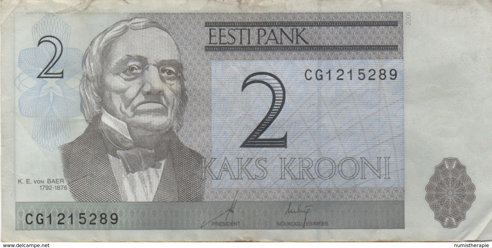 Estonie Estonia : 2 Krooni 2006 - Estonie