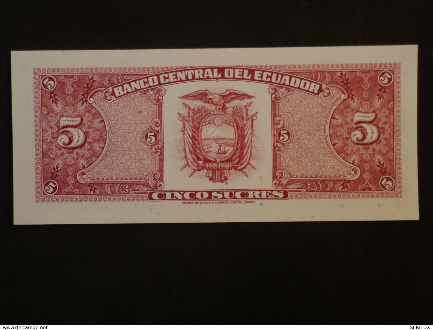 BS20 5 Sucres - Equateur - - - 22 Novembre 1988 - Neuf -TB - Ecuador