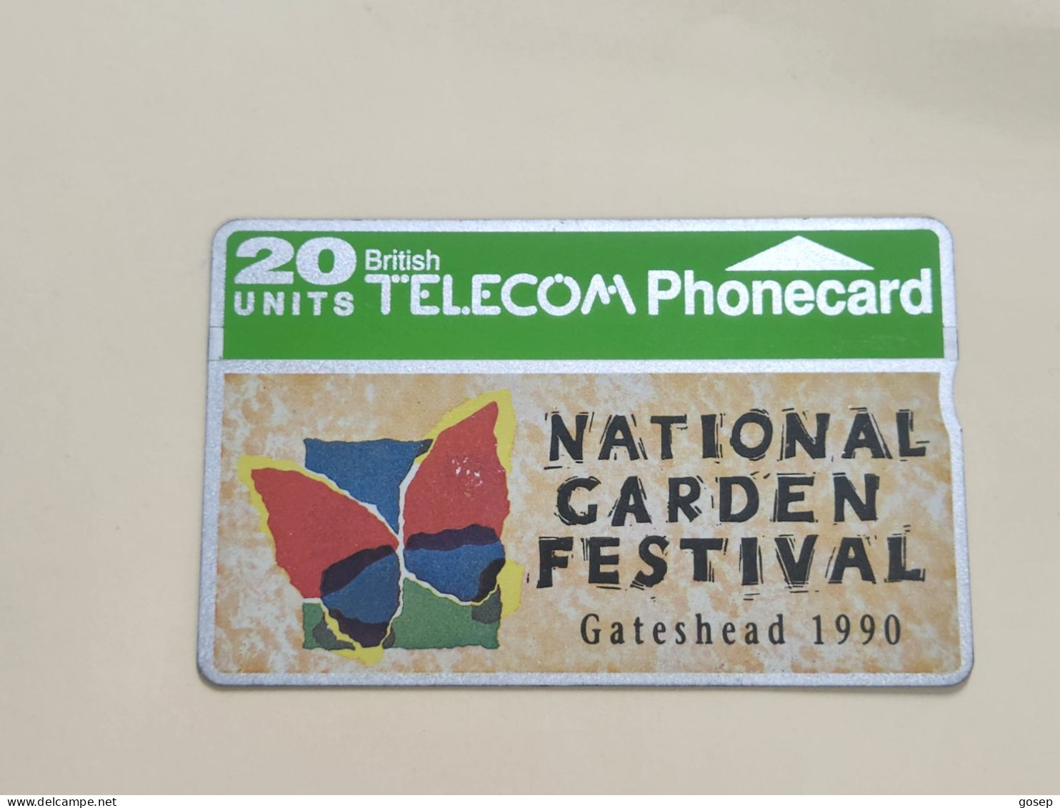 United Kingdom-(BTC014)-GATESHEAD Garden Festival(300)(20units)(021G12707)price Cataloge 5.00£ Used+1card Prepiad Free - BT Edición Conmemorativa