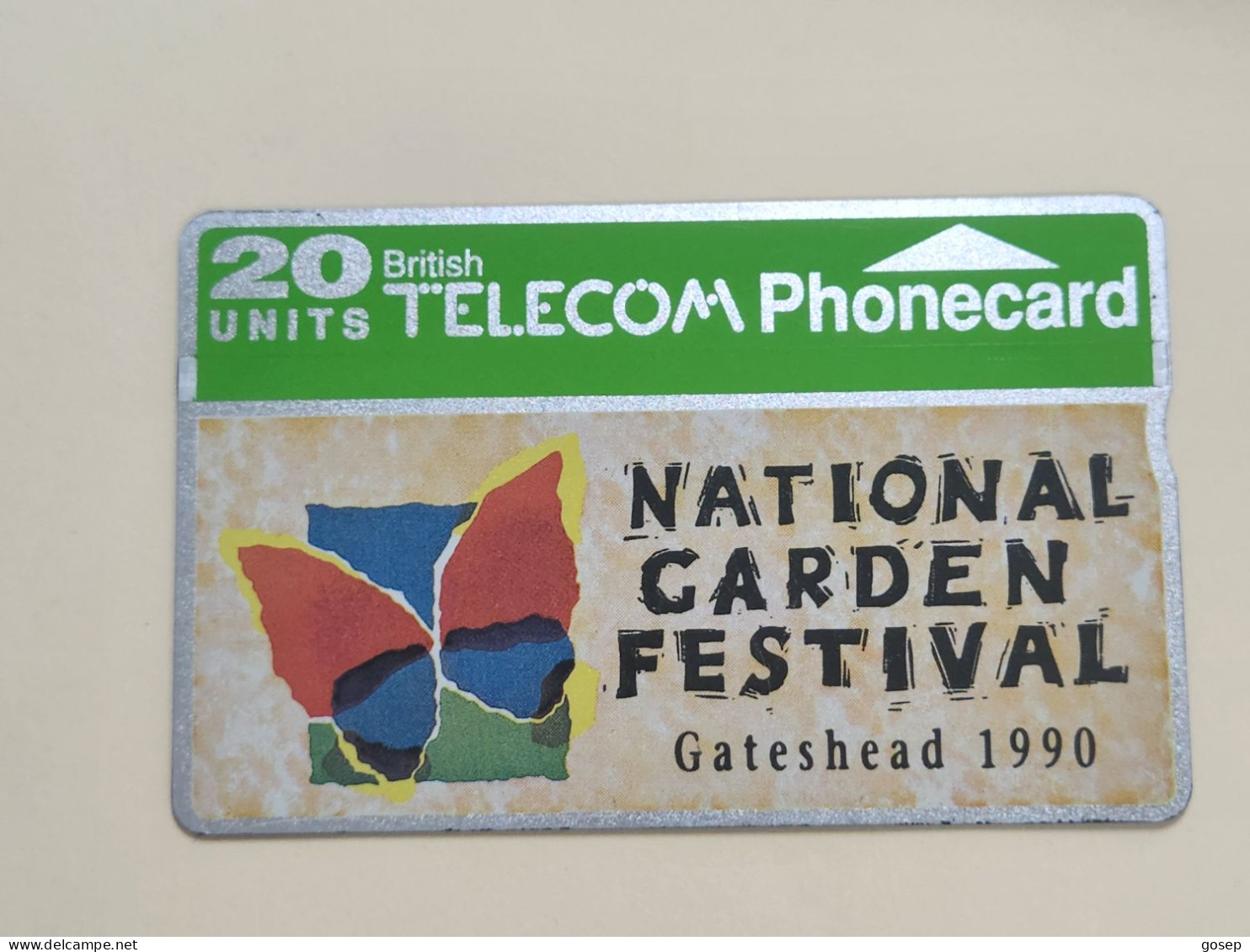United Kingdom-(BTC014)-GATESHEAD Garden Festival(301)(20units)(021G30894)price Cataloge 5.00£ Used+1card Prepiad Free - BT Emissioni Commemorative