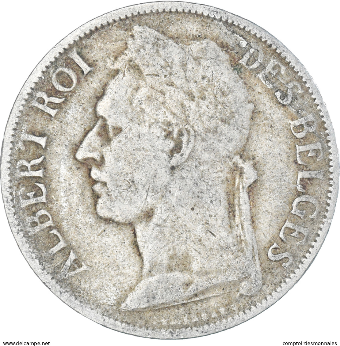 Monnaie, Congo Belge, Albert I, Franc, 1925, TB+, Cupro-nickel, KM:20 - 1910-1934: Albert I.