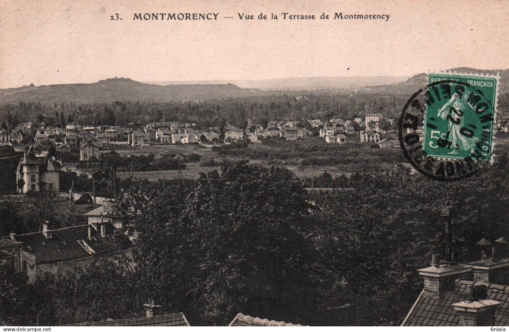 17603 MONTMORENCY  Vue De La Terrasse De Montmorency    (2 Scans) 95 - Montmorency