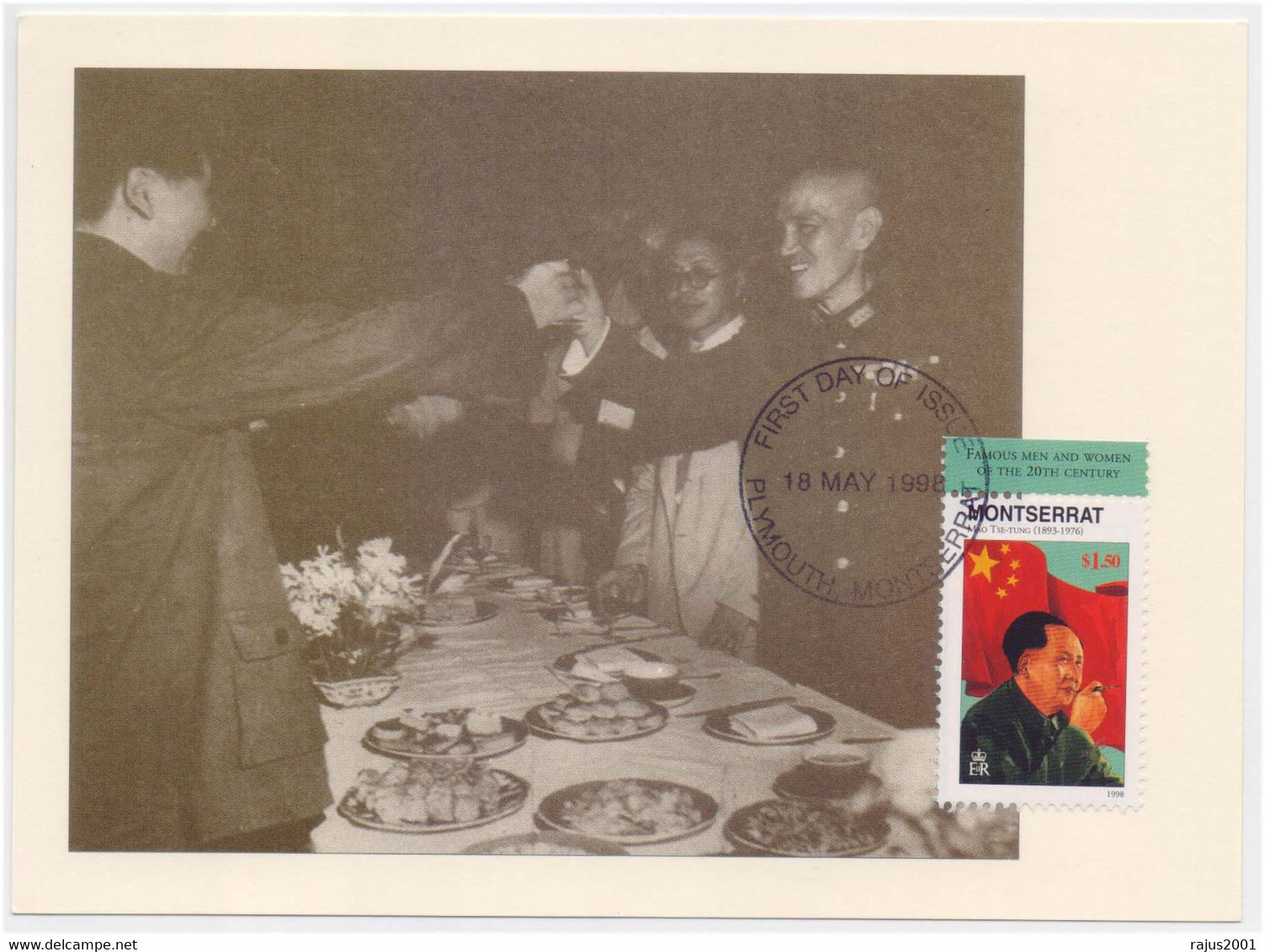 Mao Zedong, Mao Tse-Tung Leads China's Revolution, Chinese Revolutionary Communist Leader, History Famous Men, Max Card - Mao Tse-Tung