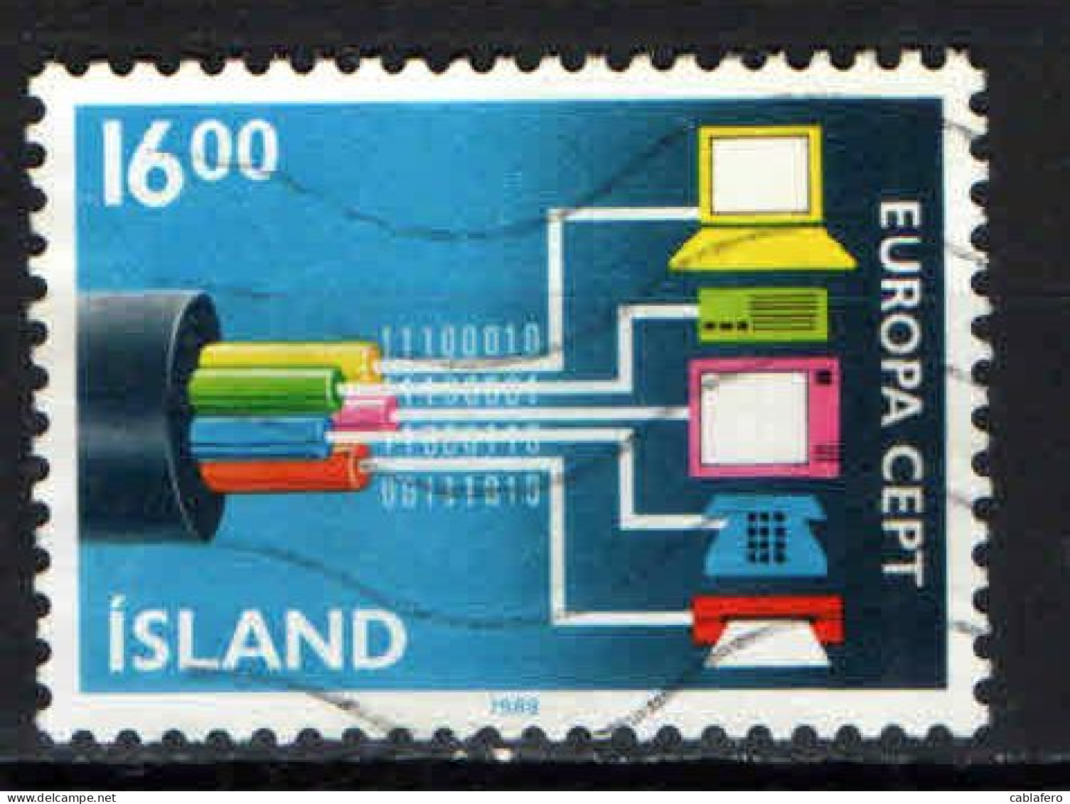 ISLANDA - 1988 - EUROPA UNITA - IMMAGINI FOTOGRAFICHE - USATO - Used Stamps