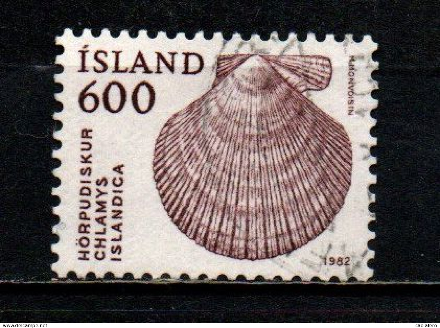 ISLANDA - 1982 - CLAMIDE - USATO - Oblitérés