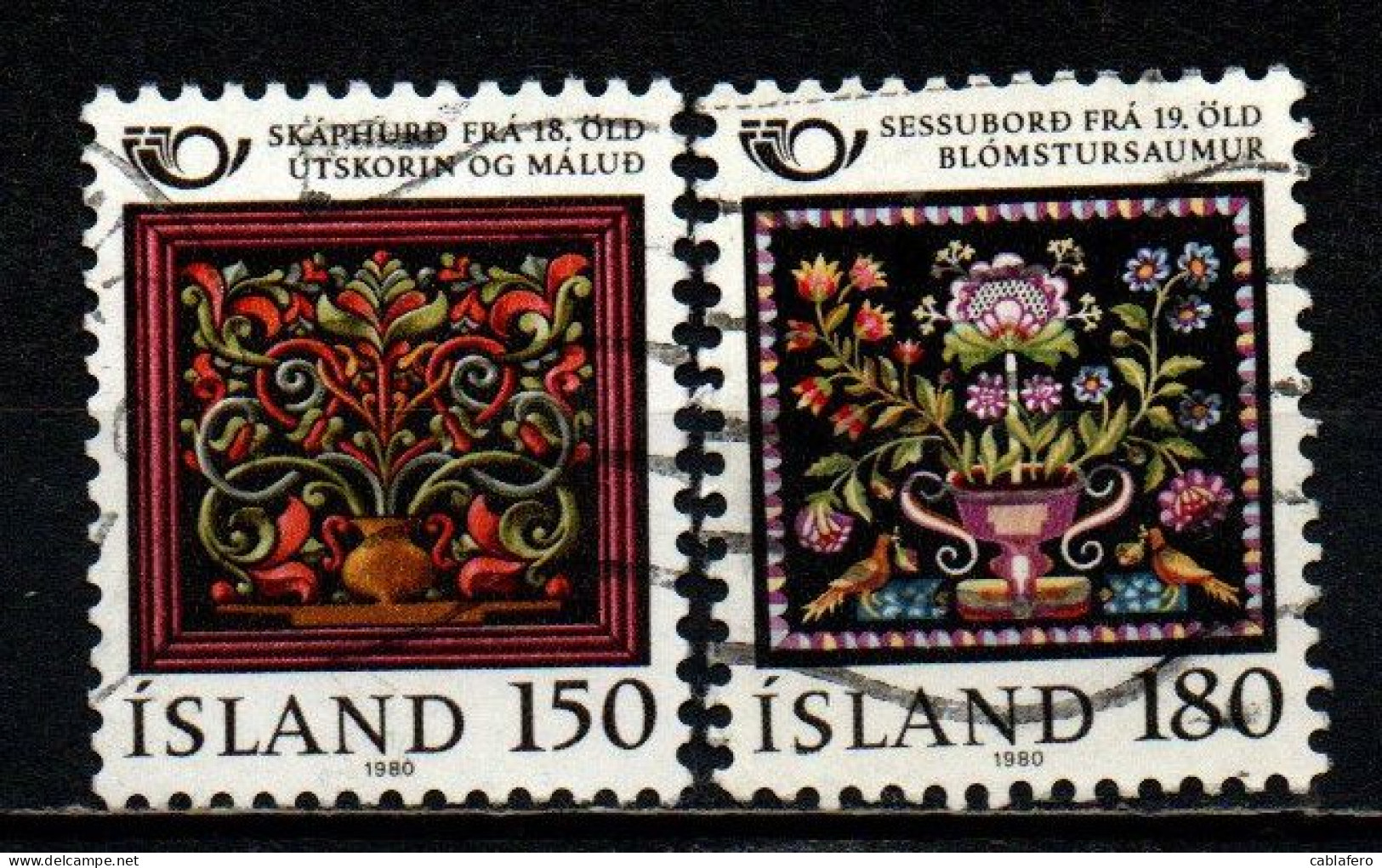 ISLANDA - 1980 - NORDEN - ARTIGIANATO DELL'ISLANDA - USATI - Oblitérés