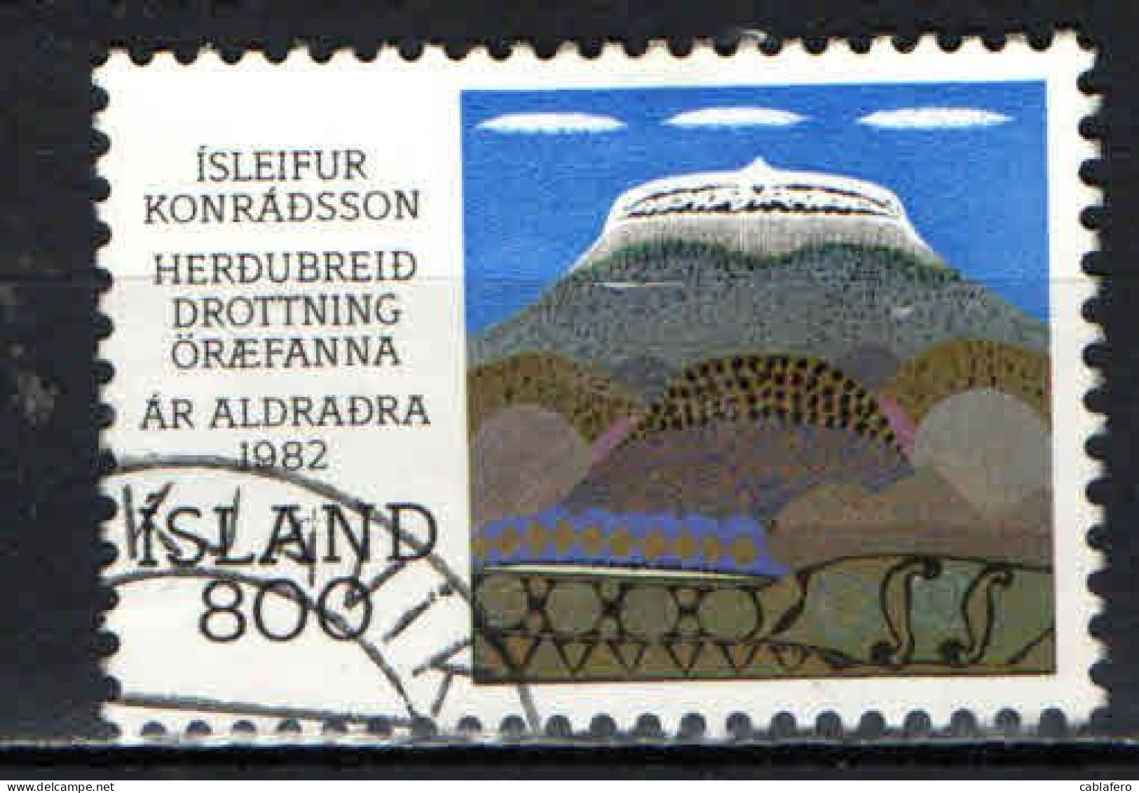 ISLANDA - 1982 - ANNO INTERNAZIONALE DEGLI ANZIANI - USATO - Oblitérés