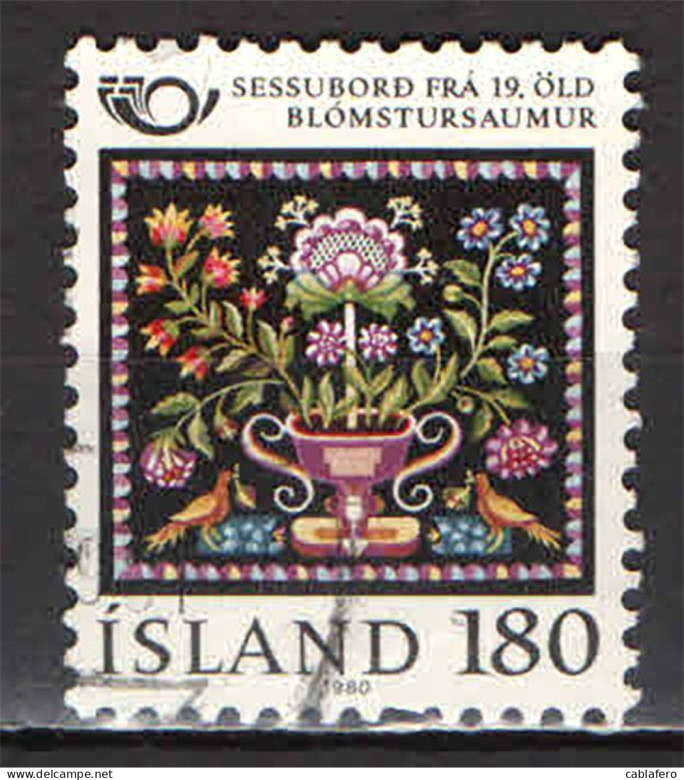 ISLANDA - 1980 - NORDEN - ARTIGIANATO DELL'ISLANDA - USATO - Oblitérés