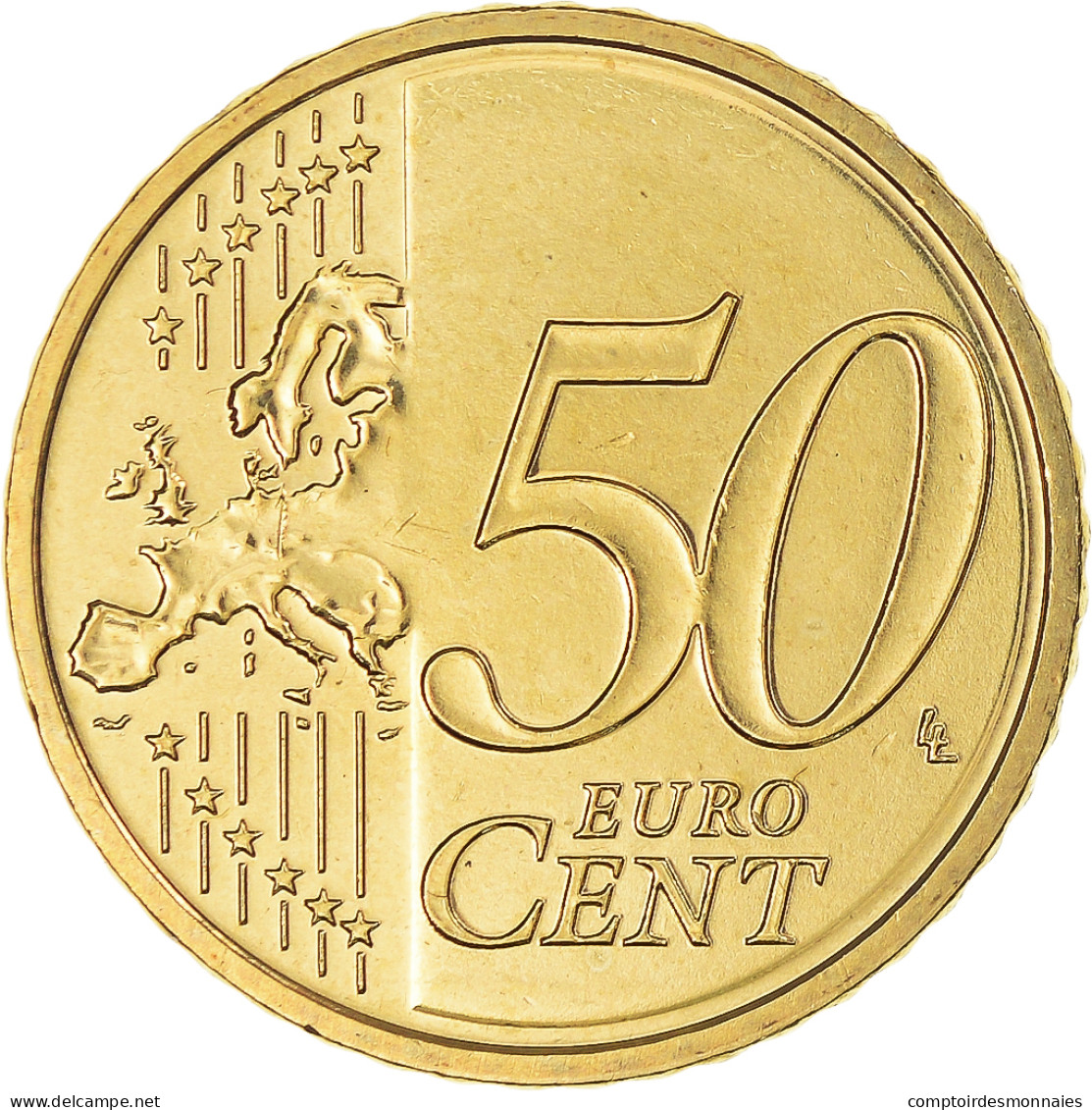 Lettonie, 50 Euro Cent, 2014, Stuttgart, SPL+, Laiton, KM:155 - Lettonia