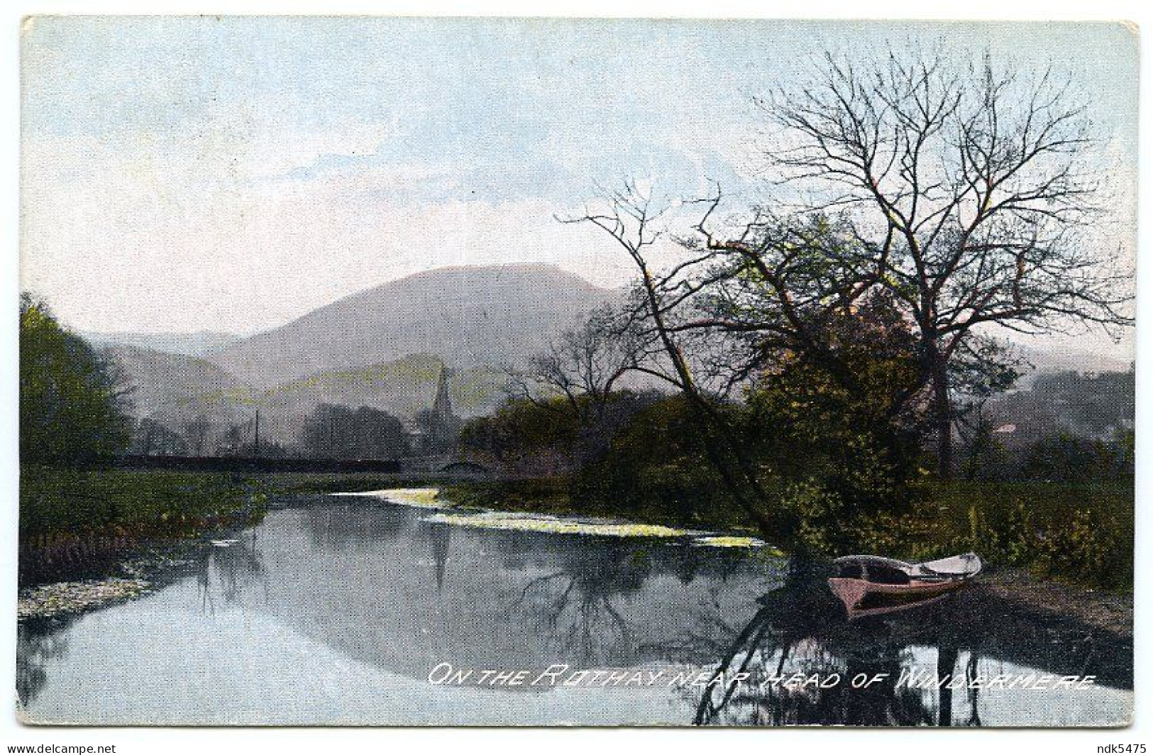 LAKE DISTRICT : ON THE ROTHAY NEAR HEAD OF WINDERMERE / DERBY, WILSON STREET, IRVINE HOUSE (GOUDIE) - Windermere