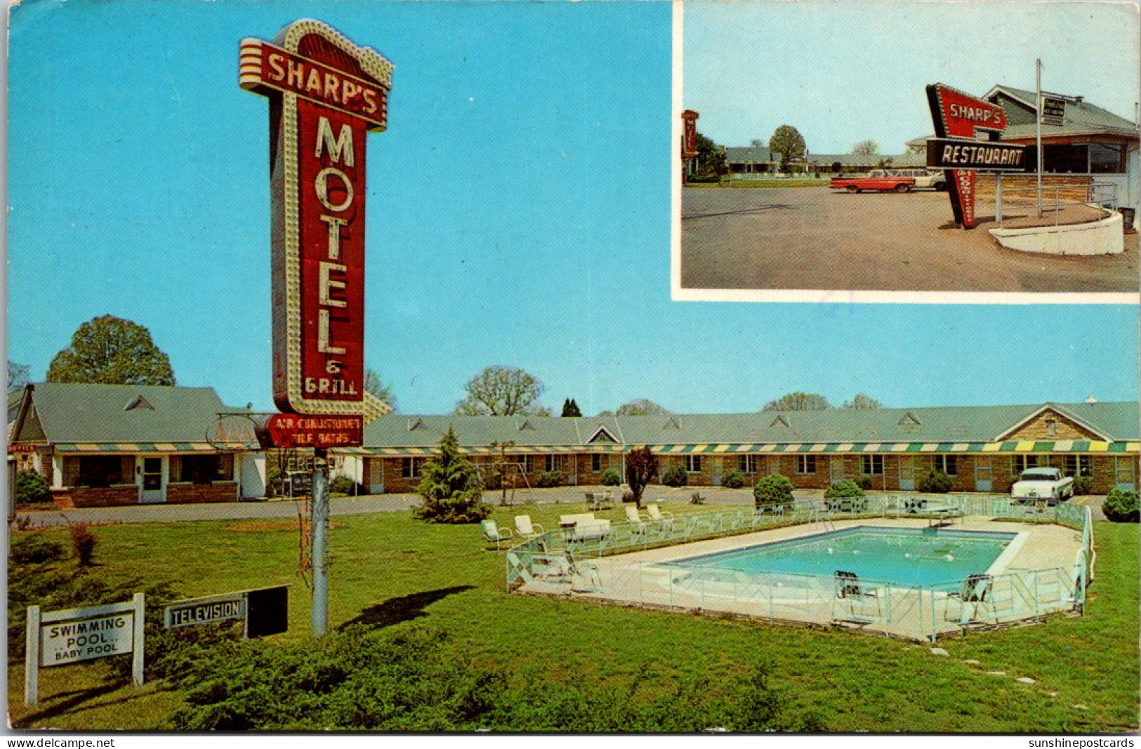 Tennessee Knoxville Sharp's Motel 1968 - Knoxville