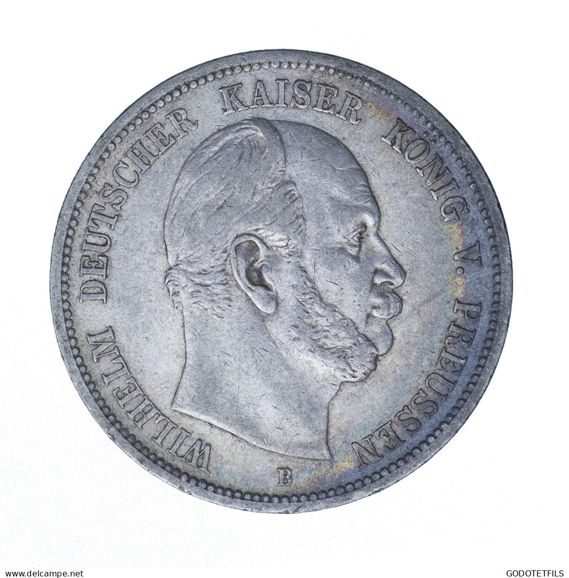 Allemagne-Royaume De Prusse Wilhelm 5 Mark 1875 Hanovre - 2, 3 & 5 Mark Argent