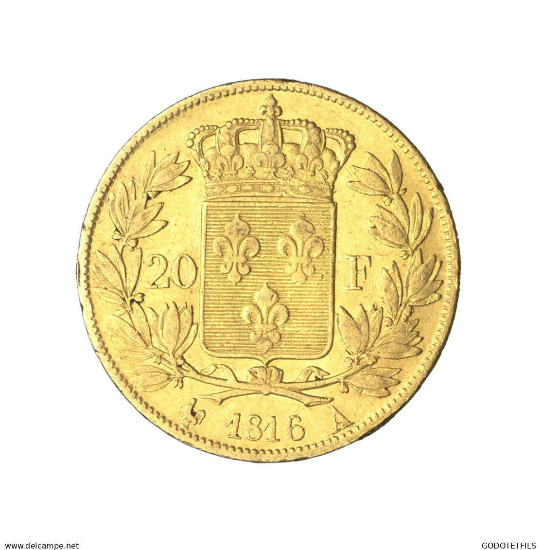 Louis XVIII-20 Francs 1816 Paris - 20 Francs (oro)