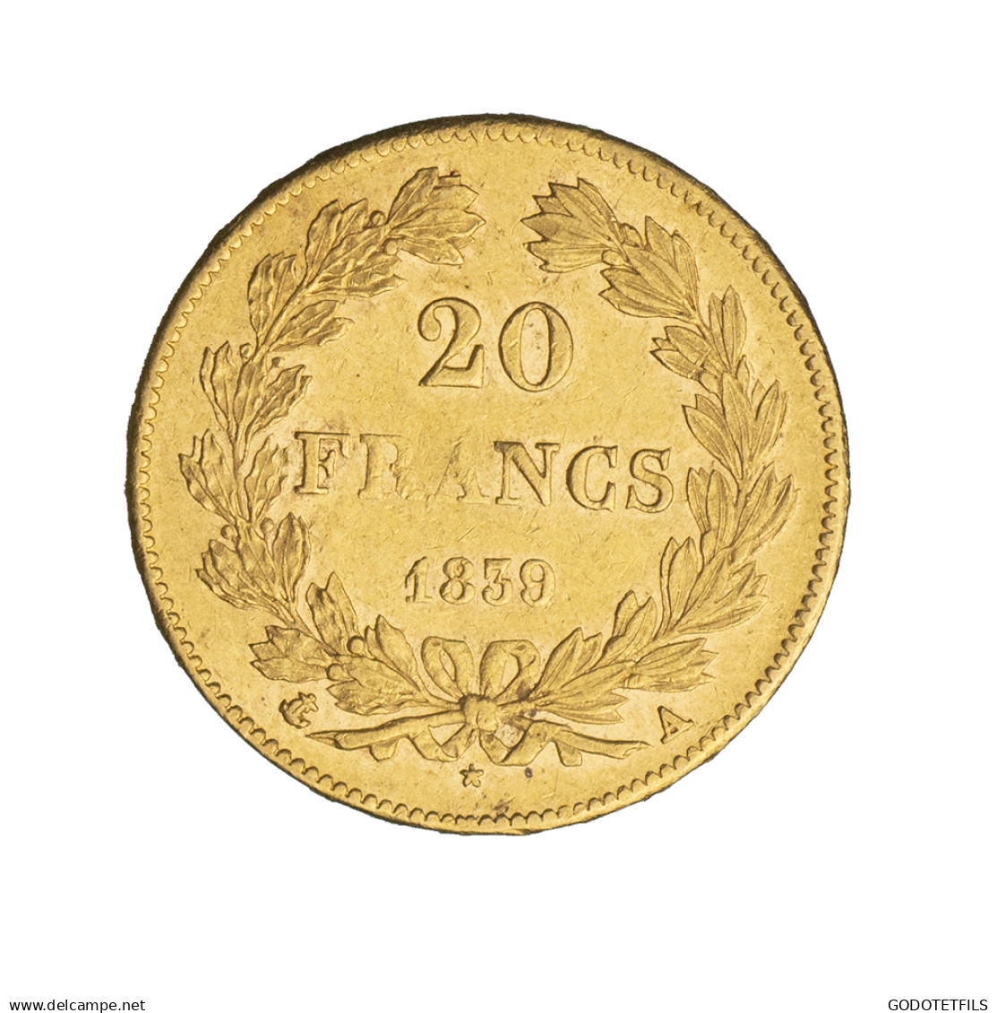 Louis-Philippe-20 Francs 1839 Paris - 20 Francs (gold)