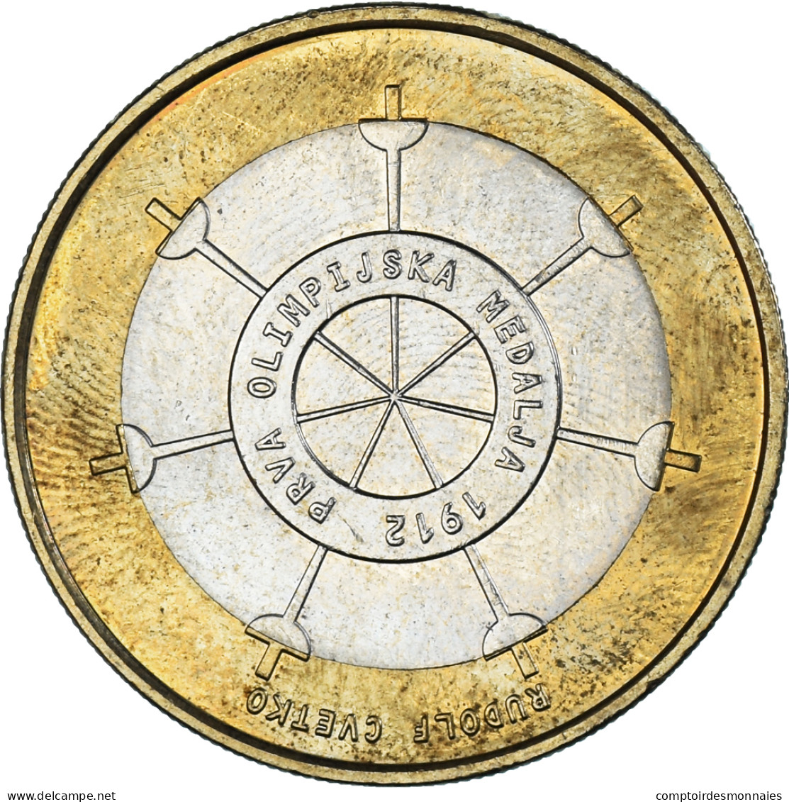 Slovénie, 3 Euro, 2012, Première Médaille D'or Olympique, SUP+ - Slovénie