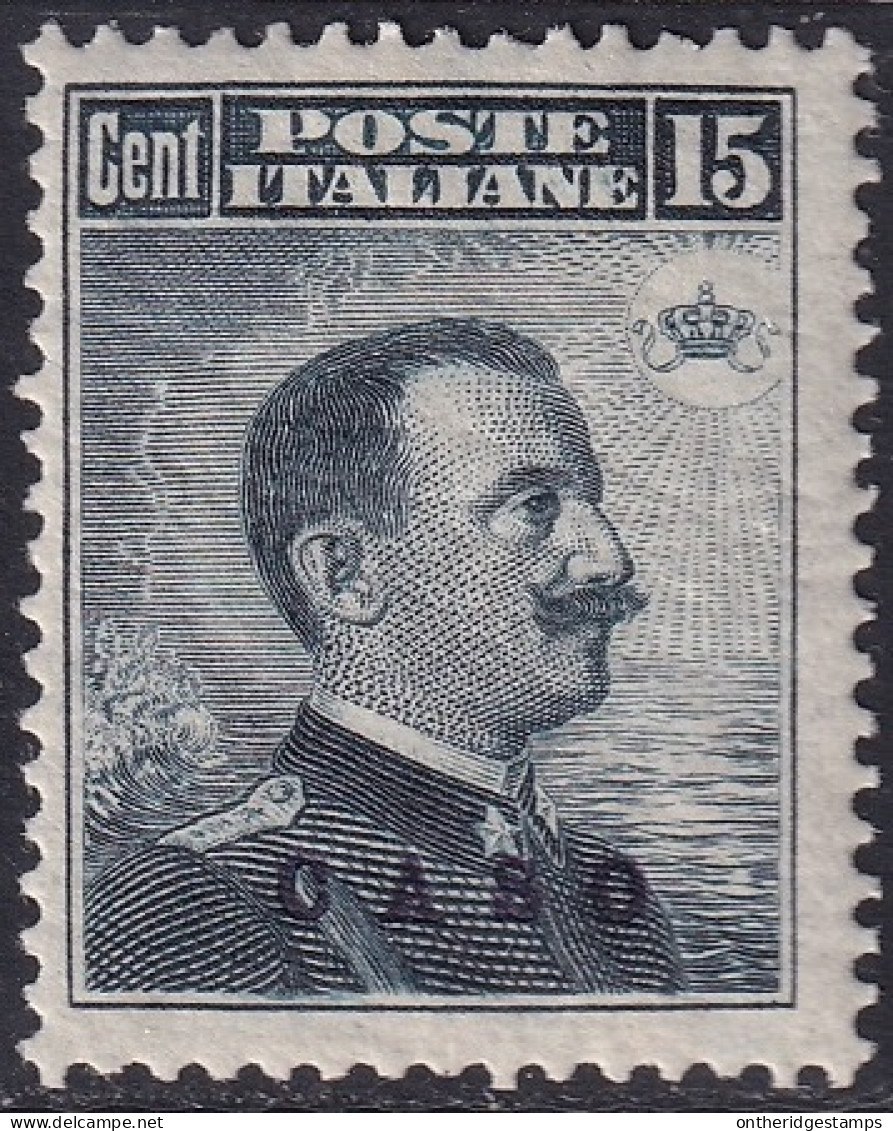 Italy Aegean Caso 1912 Sc 9 Egeo Sa 4 MH* Crazed Gum - Egeo (Caso)