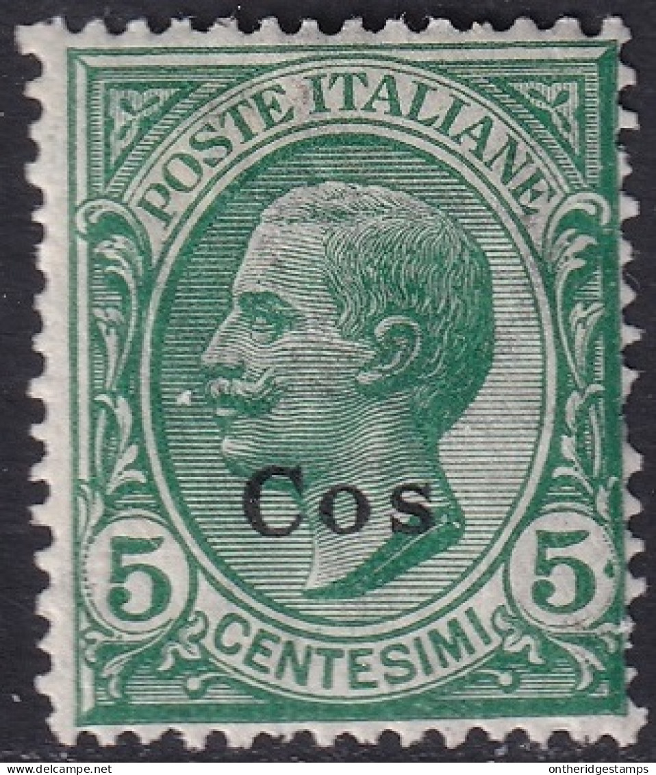 Italy Aegean Coo 1912 Sc 2 Egeo Sa 2 MH* Some Gum Crazing - Aegean (Coo)