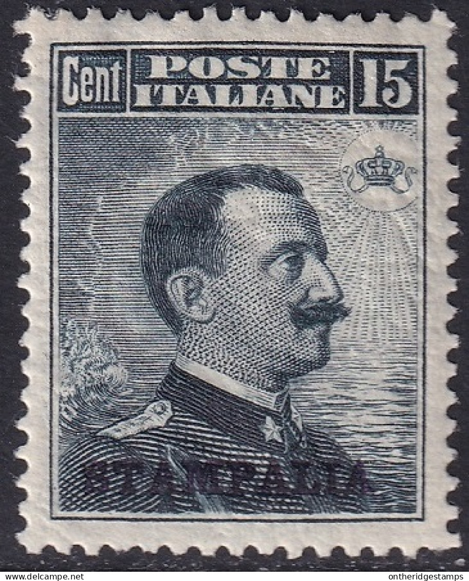 Italy Aegean Stampalia 1912 Sc 9 Egeo Sa 4 MH* Crazed Gum - Aegean (Stampalia)