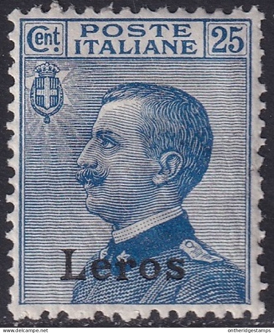 Italy Aegean Lero 1912 Sc 6 Egeo Sa 5 MH* Some Gum Crazing - Ägäis (Lero)