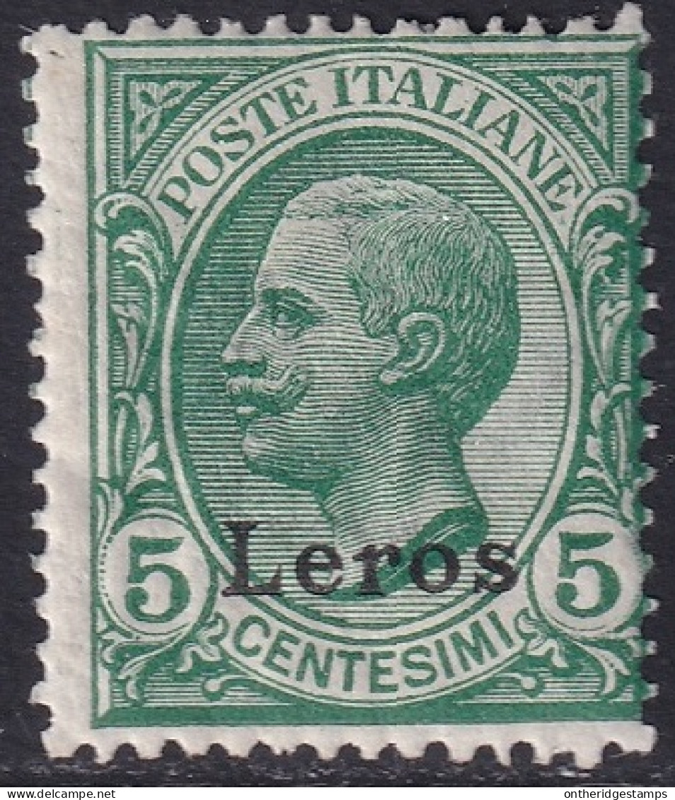 Italy Aegean Lero 1912 Sc 2 Egeo Sa 2 MH* Some Gum Crazing - Ägäis (Lero)