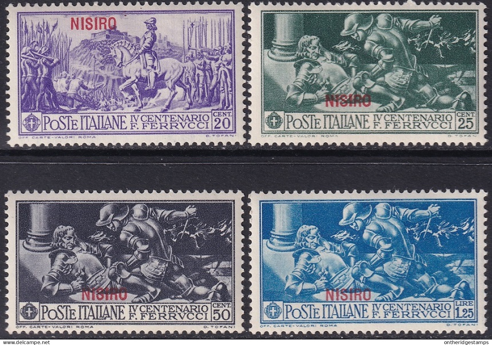 Italy Aegean Nisiro 1930 Sc 12-5 Egeo Sa 12-5 Partial Set MNH** - Aegean (Nisiro)