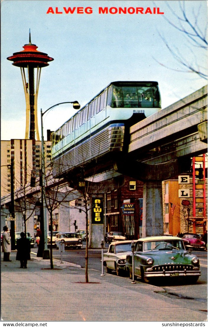 Washington Seattle Space Needle And Alweg Monorail - Seattle