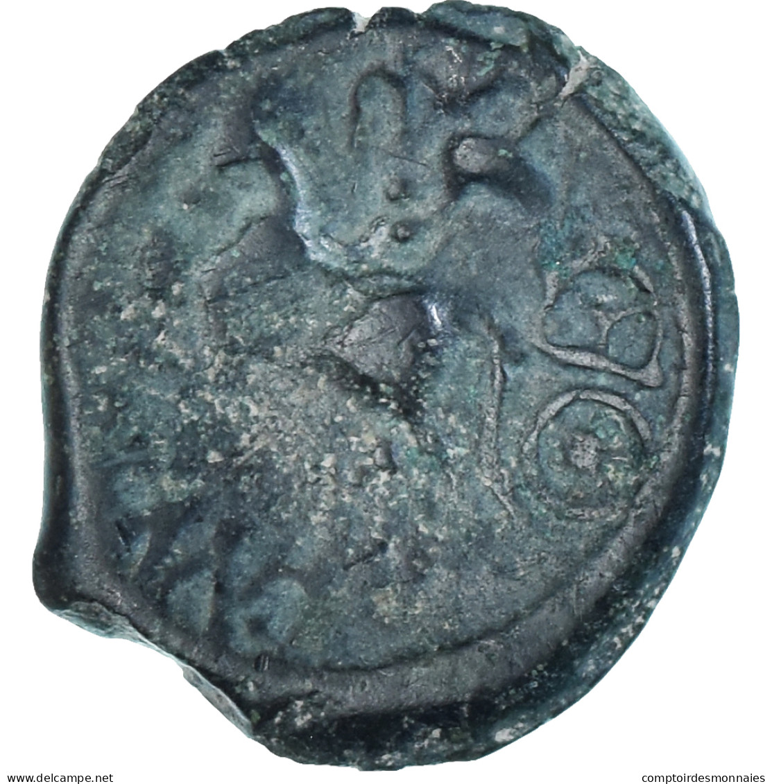 Monnaie, Rèmes, Bronze Aux Trois Bustes / REMO, 60-40 BC, TB+, Potin - Gauloises