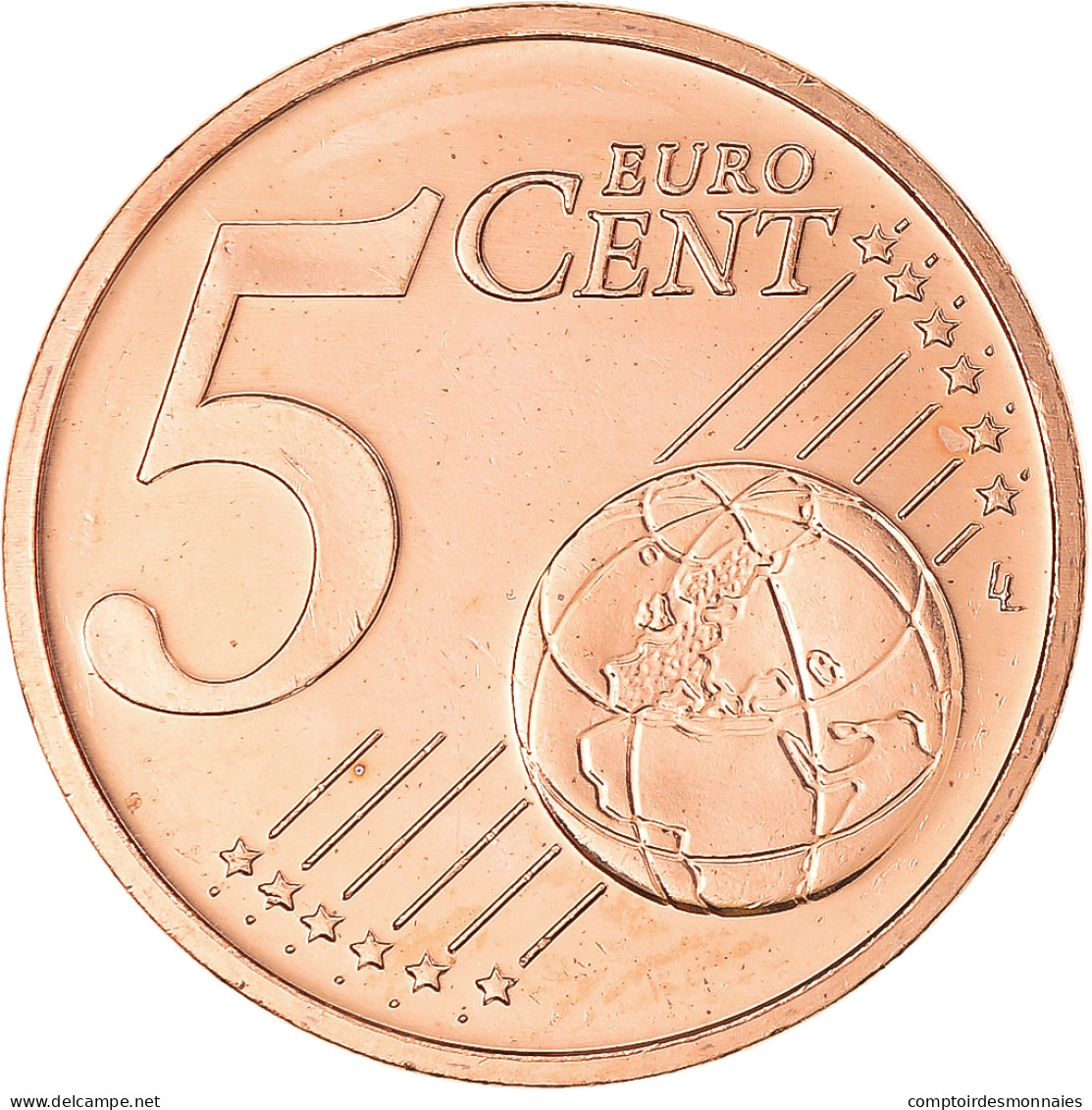 Lettonie, 5 Euro Cent, 2014, FDC, Cuivre Plaqué Acier - Lettonie