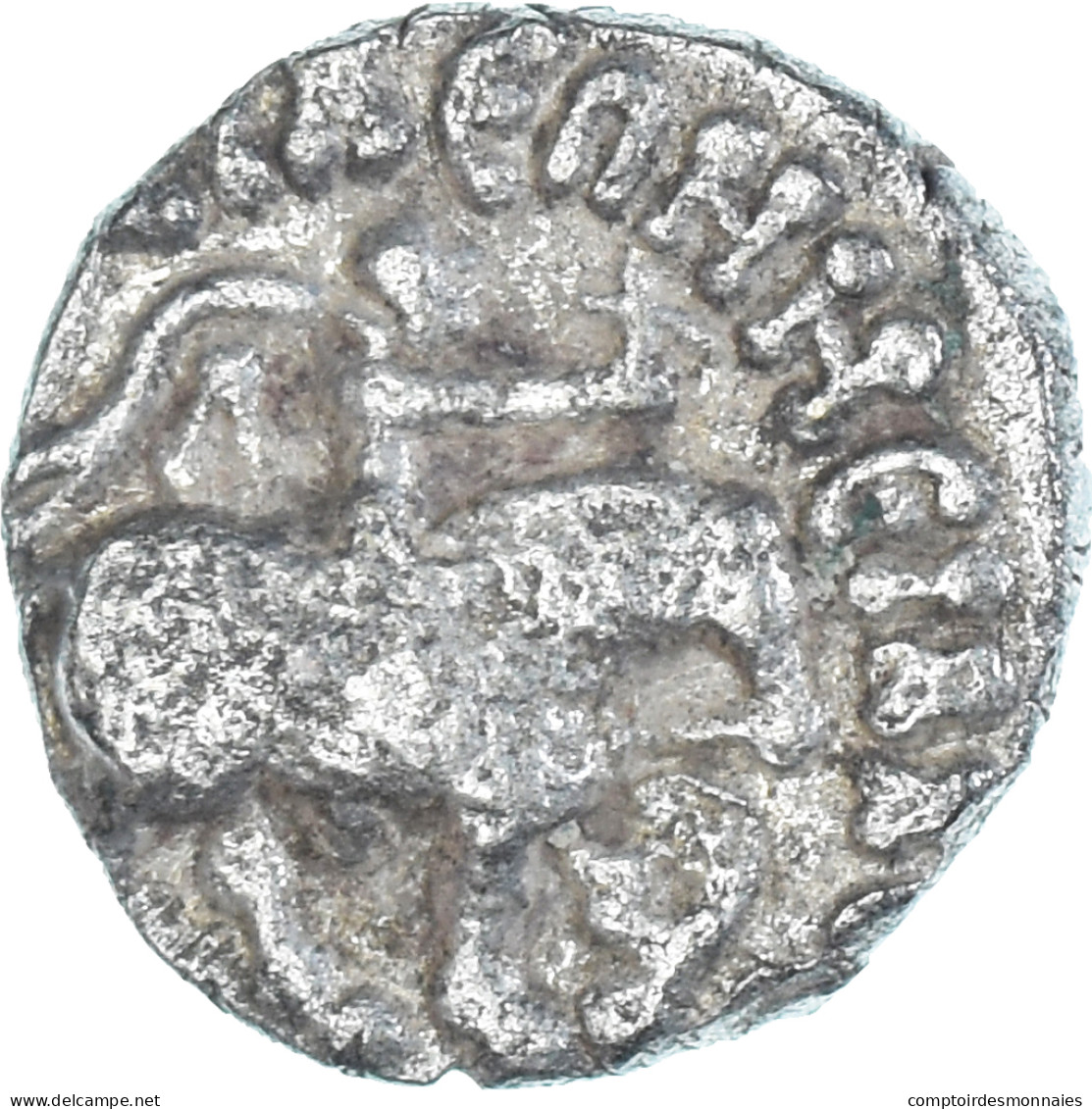 Monnaie, Azes II, Drachme, Ca. 35-12 BC, TB, Argent - Oriental