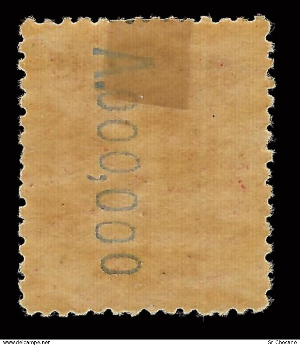 Alfonso XIII.1909-22.40c.MH Edifil 276 Nº 000,000. - Nuevos