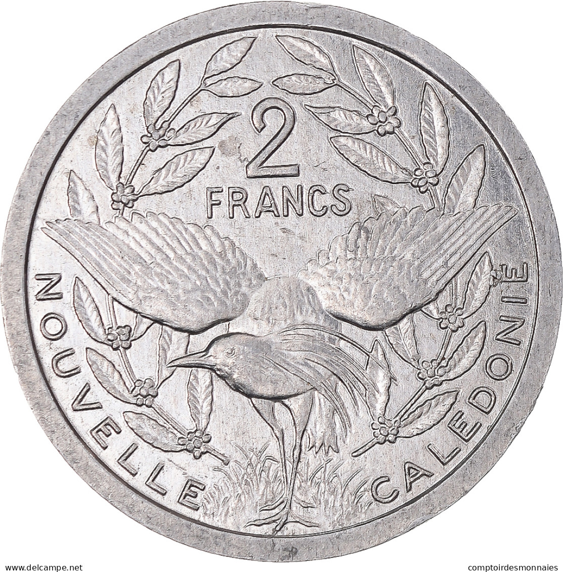 Monnaie, Nouvelle-Calédonie, 2 Francs, 1990, Paris, TTB, Aluminium, KM:14 - Nouvelle-Calédonie