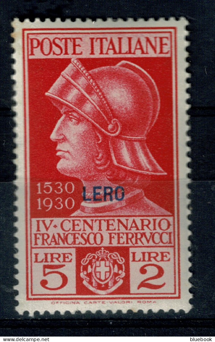 Ref 1612 - Aegean Italy - Leros Lero  Island 1930 - L5+L2 Ferruci Mint Stamp - Ägäis (Lero)