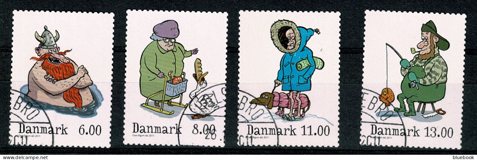 Ref 1614 - 2011 Denmark Winter - Fine Used- SG 1667/70 Cat £19 - Used Stamps