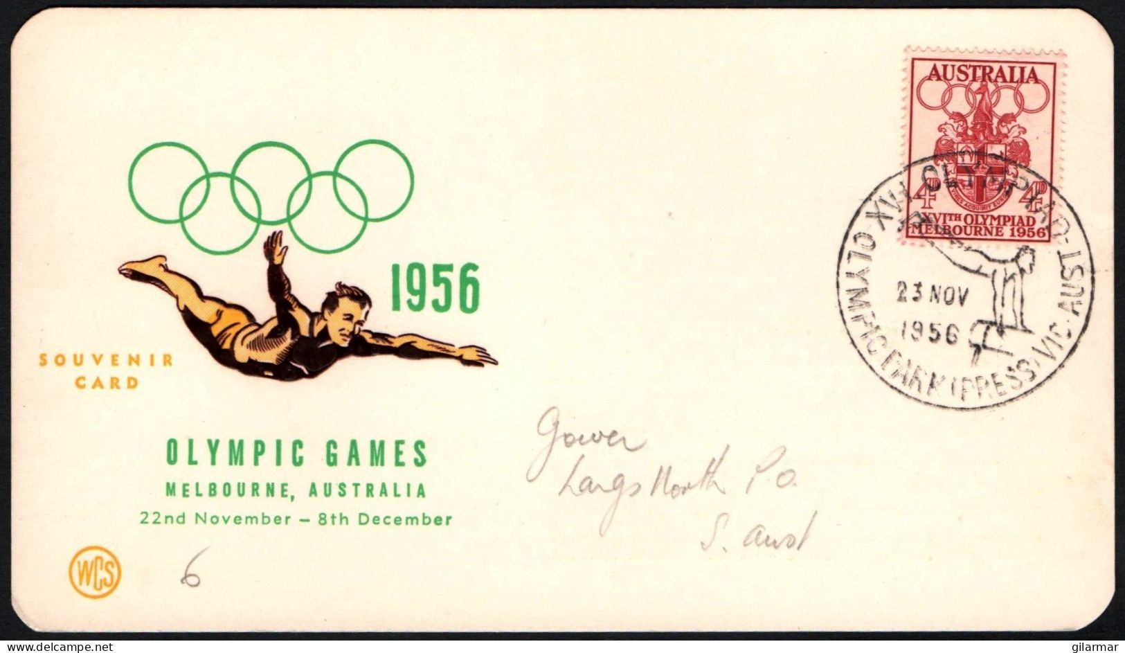 AUSTRALIA OLYMPIC PARK (PRESS) 1956 - XVI OLYMPIC GAMES MELBOURNE '56 - GYMNASTICS - HORSE VAULT - G - Verano 1956: Melbourne