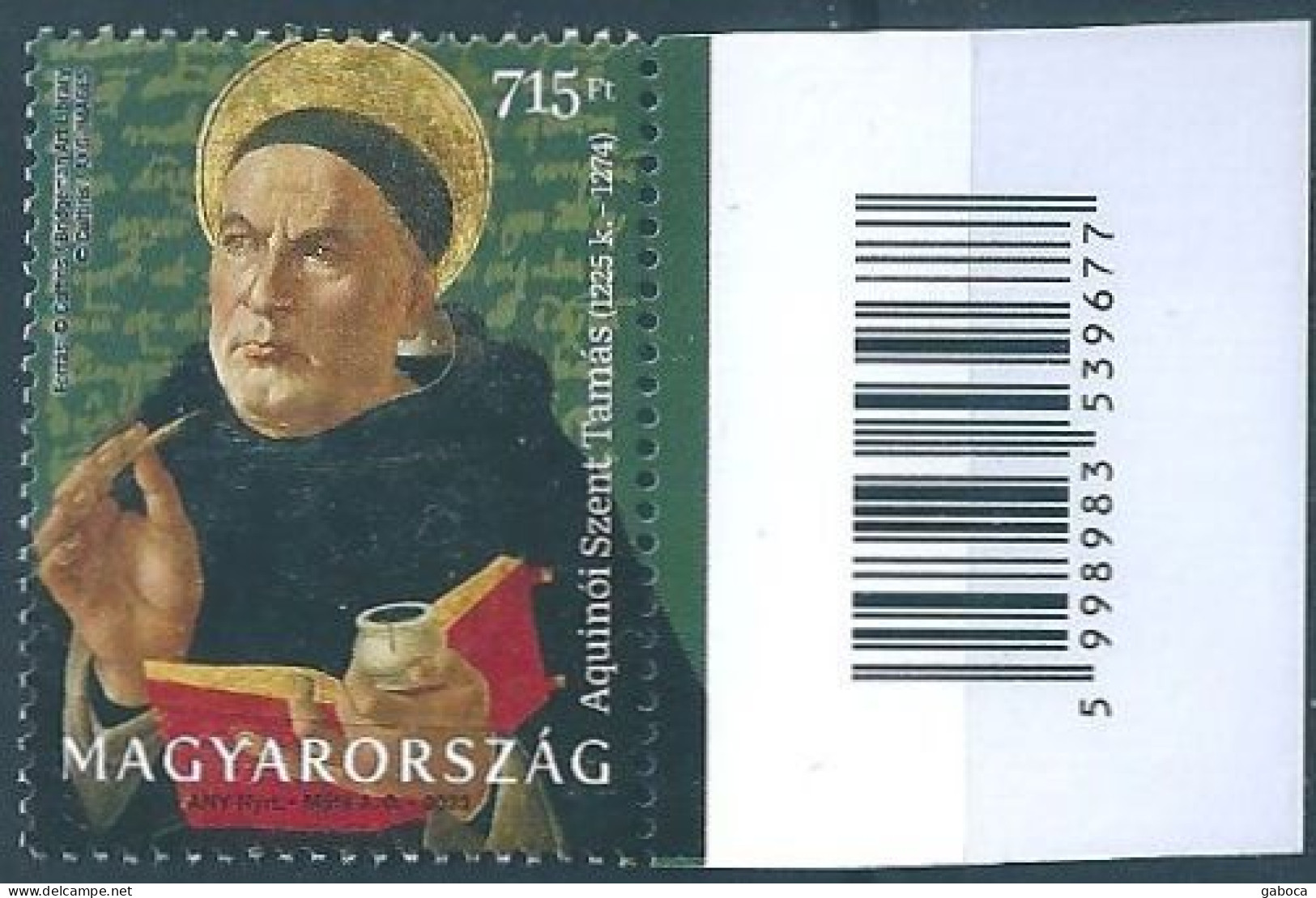 C4163b Hungary Personality Religion Saint Philosopher MNH RARE - Théologiens