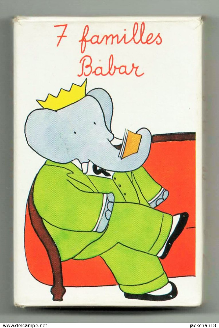 -- ANCIEN  JEU DE 7 FAMILLES / BABAR / DUCALE Ref. 402 432 / L. De BRUNHOFF 1989 -- - Autres & Non Classés