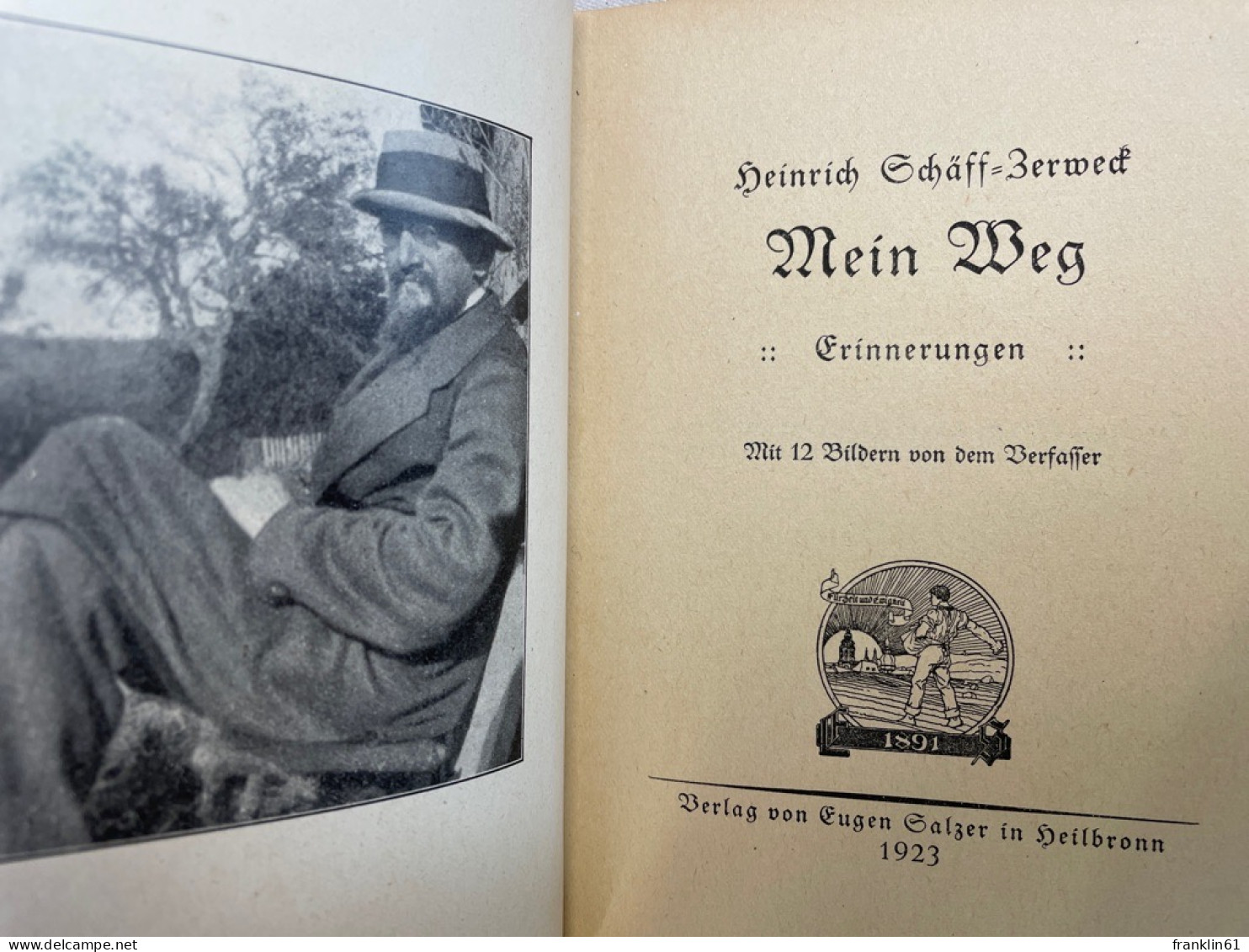Mein Weg : Erinnerungen. - Biographies & Mémoires