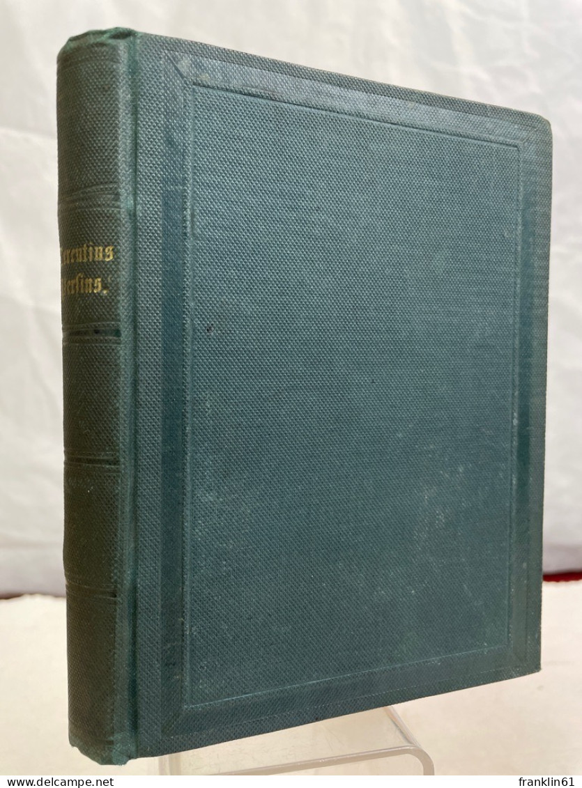 Ausgewählte Lustspiele Des Publius Terentius, Die Satiren Des A.Persius Flaccus Von W.S.Teuffel - Poems & Essays