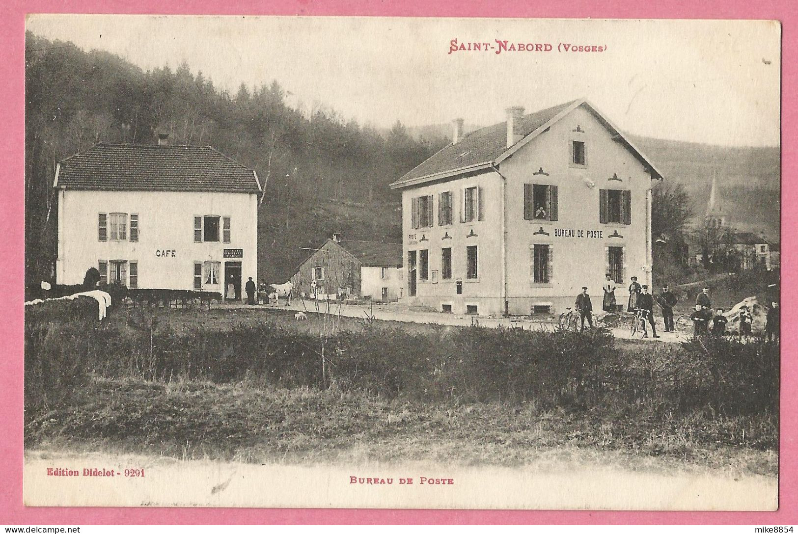 CHA068  CPA  SAINT-NABORD  (Vosges)  BUREAU DE POSTE - CAFE  ++++++++++++++++ - Saint Nabord