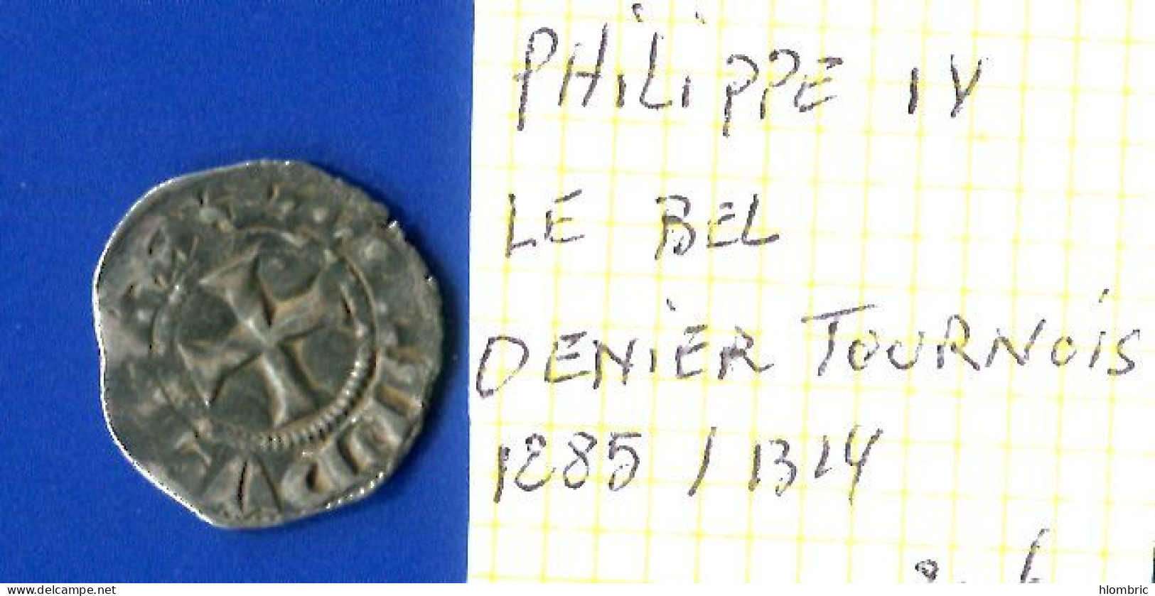 Philippe  Lv   Denier  Tournois  1285 /1314 - 1285-1314 Felipe IV El Hermoso