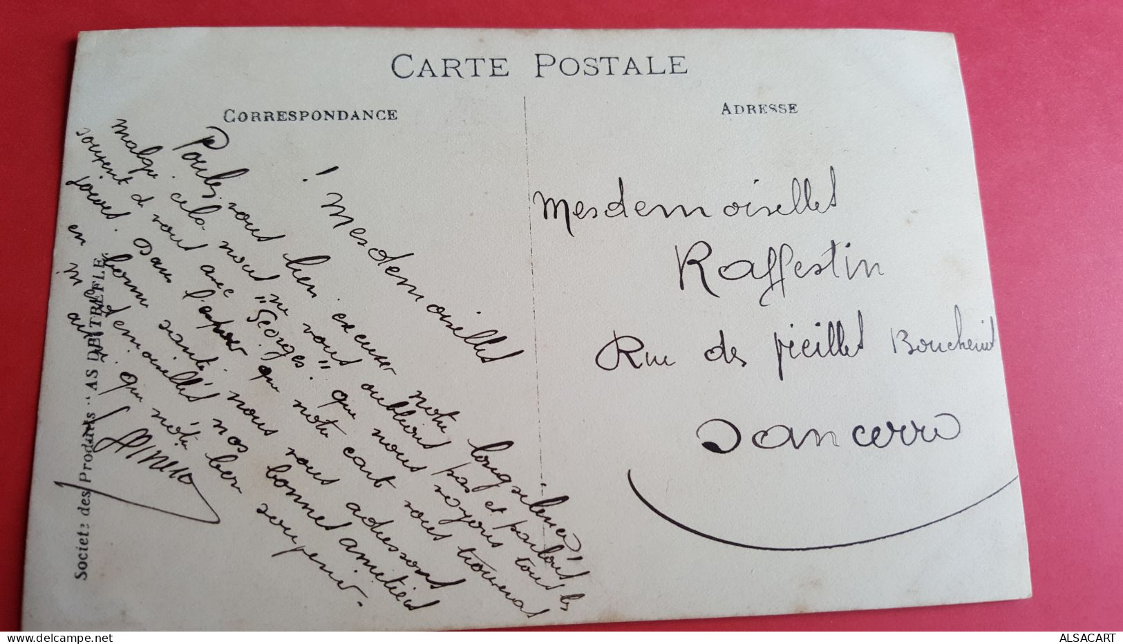 Carte Photo épicerie Moderne , Correspondance Pour Sancerre , Cote D'or - Marchands