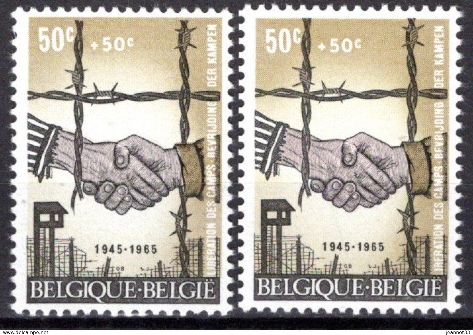 1329** CU - Point En-dessous Du "1" De 1945 - 1961-1990