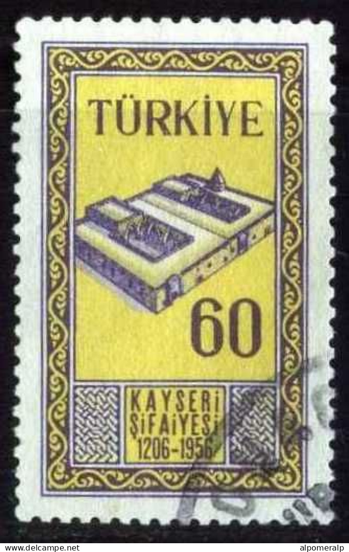 Türkiye 1956 Mi 1487 Kayseri Medical School And Clinic, 750th Anniversary - Used Stamps