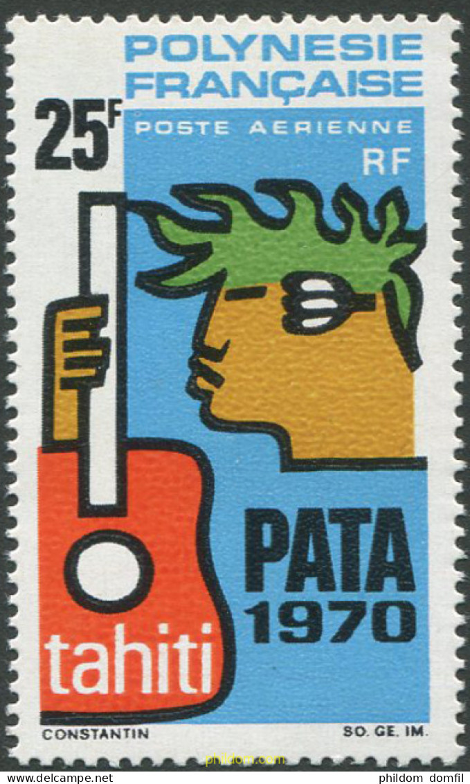 673584 MNH POLINESIA FRANCESA 1969 CONFERENCIA DE TURISMO "PATA 1970" - Neufs