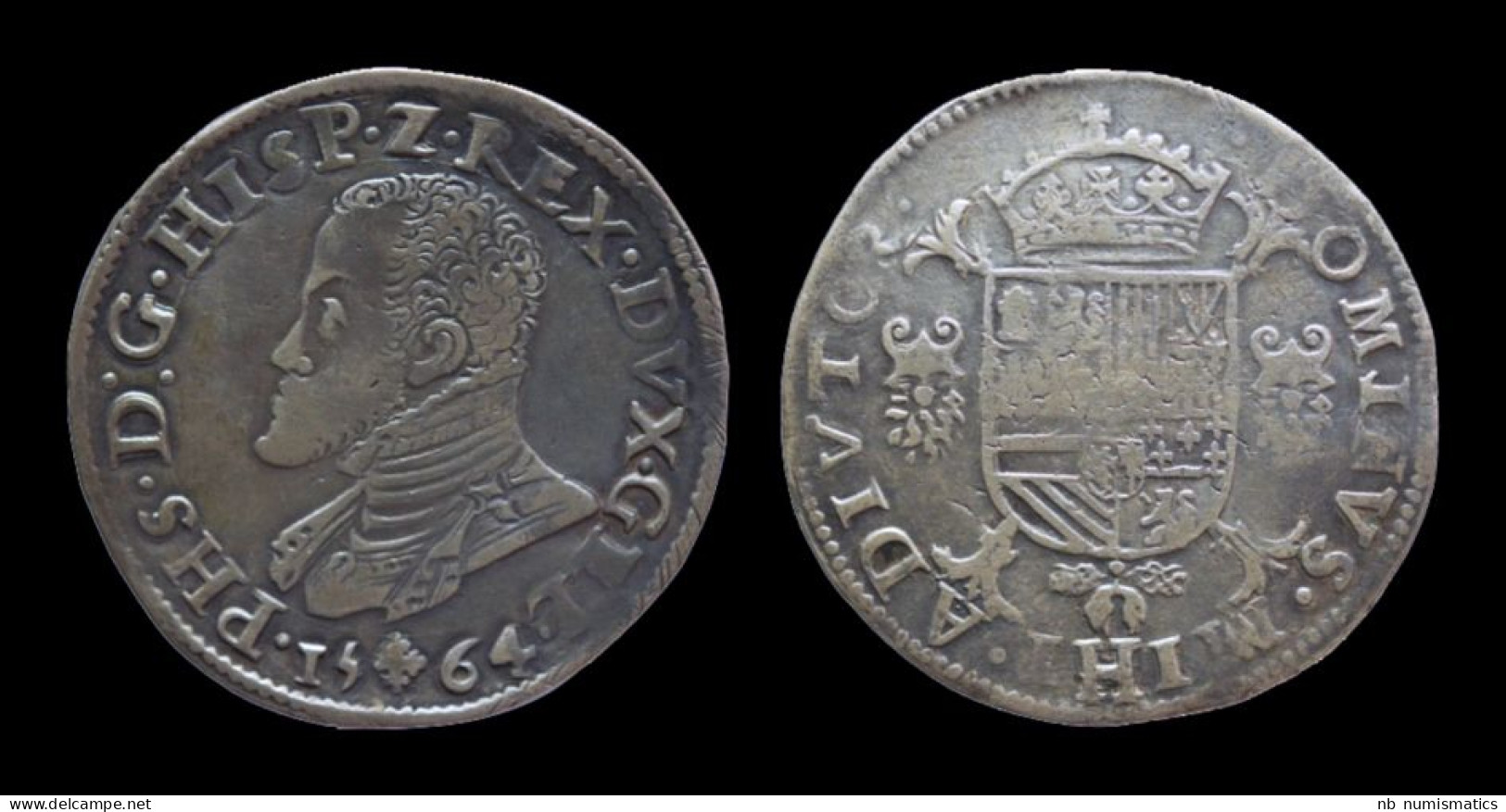 Netherland Hertogdom Gelre Filips II 1/2 Filipsdaalder Nijmegen Mint - …-1795 : Vereinigte Provinzen