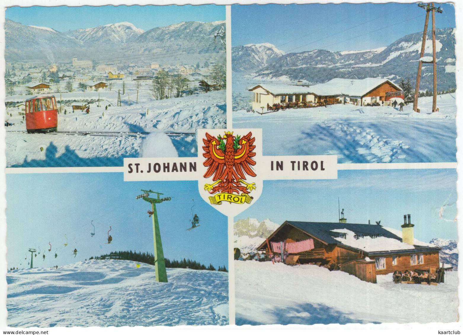 St. Johann Mit Bergbahn, Mittelstation, Sessellift Harschbühel, Angerer-Alm - (Tirol, Österreich/Austria) - St. Johann In Tirol