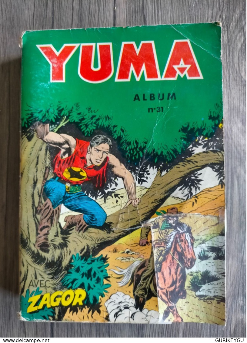 Bd  Album  YUMA  N° 31 Avec N° 121.122.123.124  Dedans LUG 1972 Avec ZAGOR Et Le Petit Ranger - Lug & Semic